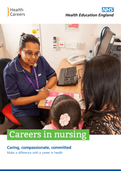 Careers in nursing