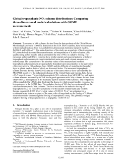 Global tropospheric NO2 columns