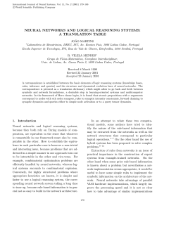 neural networks and logical reasoning systems