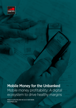 Mobile money profitability: A digital ecosystem to drive