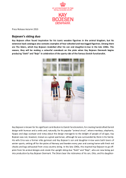 Bojesen`s skiing duo