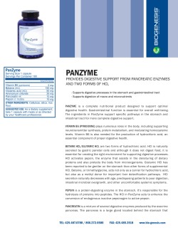 panzyme - Evolving Nutrition