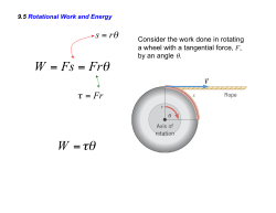 9.5 Rotational Work and Energy