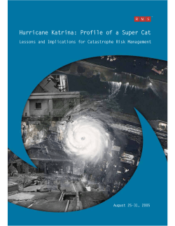 Hurricane Katrina: Profile of a Super Cat