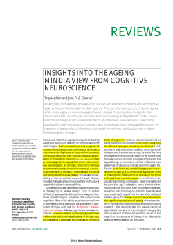 insights into the ageing mind: a view from cognitive neuroscience