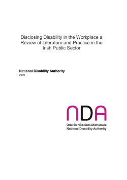 Introduction - National Disability Authority
