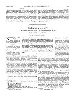 Sulfuryl Chloride`. - American Chemical Society