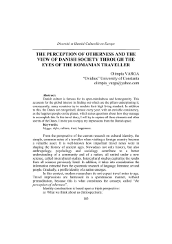the perception of otherness and the view of danish society through