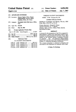 Aspartame synthesis