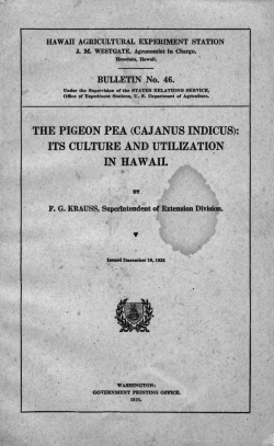 hawaii agricultural experiment station