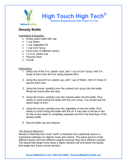 Density Bottle - High Touch High Tech Singapore