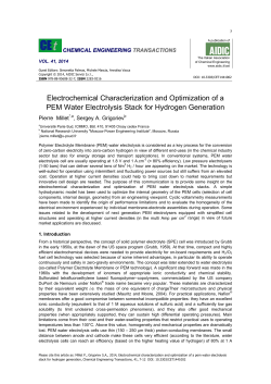 Electrochemical Characterization and Optimization of a PEM