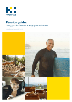 Pension guide.