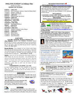 June 19, 2016 - Our Lady Star of the Sea, Lake Hopatcong