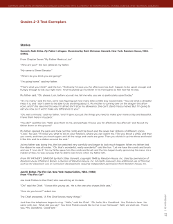 Grades 2&ndash;3 text exemplars