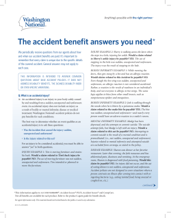 The accident benefit answers you need