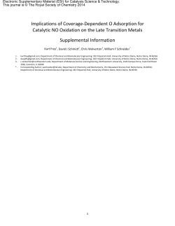 Implications of Coverage-Dependent O Adsorption for Catalytic NO