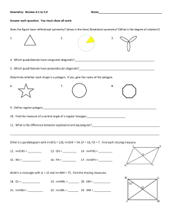 Geometry: Review