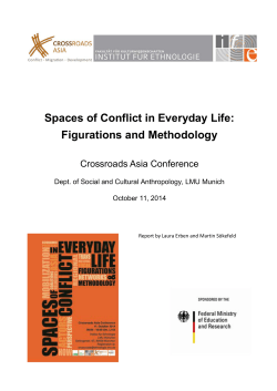 Spaces of Conflict in Everyday Life: Figurations and Methodology
