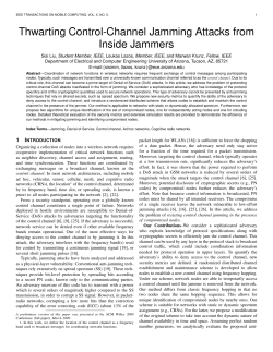 Thwarting Control-Channel Jamming Attacks from Inside Jammers