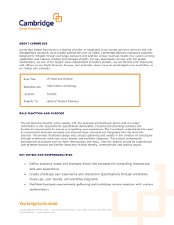 Define audience needs and translate those into