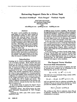 Extracting Support Data for a Given Task
