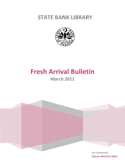 Mar - State Bank of Pakistan