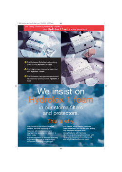 Hydrolox 1 foam - Kapitex Healthcare