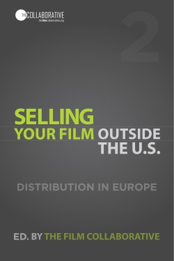 Selling Your Film Outside the US - Selling Your Film Without Selling