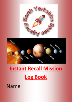 to view the Space Mission Instant Recall Facts