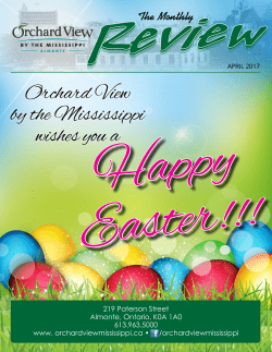 Apr2017-Newsletter - Orchard View Mississippi
