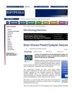 Brain Waves Predict Epilept