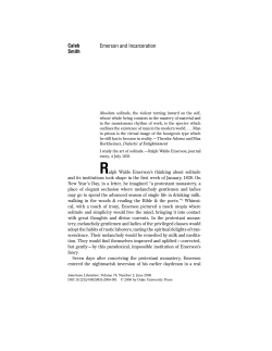 Caleb Smith Emerson and Incarceration - English