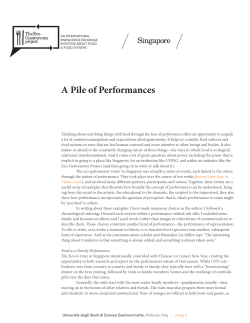 A Pile of Performances