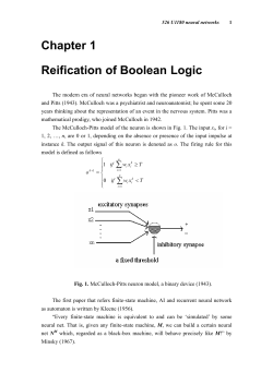 Chapter 1 Reification of Boolean Logic