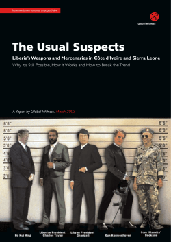 Conflict timber - Global Witness