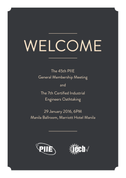 Click here - Philippine Institute of Industrial Engineers