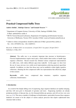 Practical Compressed Suffix Trees