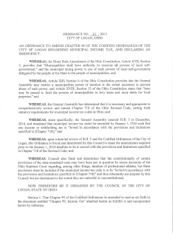 HERE. - City of Logan, Ohio