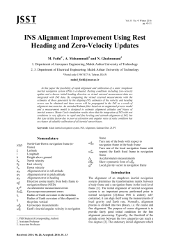 INS Alignment Improvement Using Rest Heading and Zero