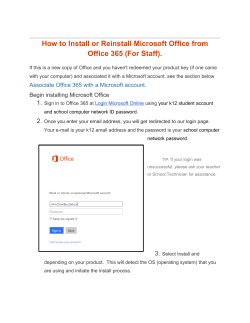 How to Install or Reinstall Microsoft Office from Office
