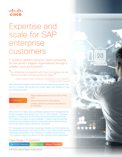 T-Systems Customer Case Study