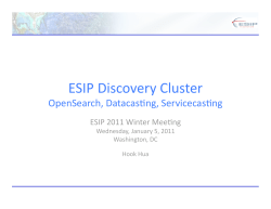 ESIP Discovery Cluster