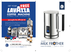 milk frother - The Blue Pod Coffee Co