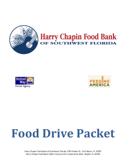 Food Drive Packet - Harrychapinfoodbank.org