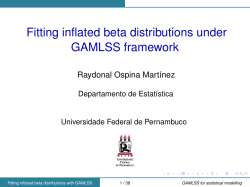 Fitting inflated beta distributions under GAMLSS framework