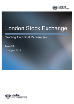 issue 2.0 - London Stock Exchange
