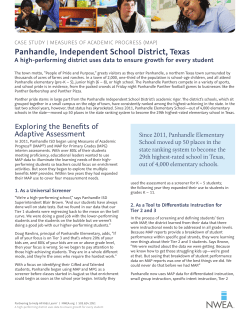 MAP-Case-Study-Panhandle-ISD-Texas