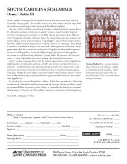 SOUTH CAROLINA SCALAWAGS - University of South Carolina