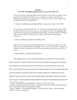 The 1949 Anti-Indian Pogrom